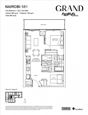 Nairobi 581 Floorplan