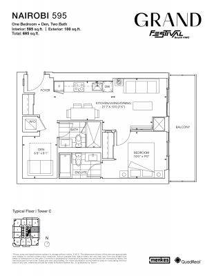 Nairobi 595 Floorplan