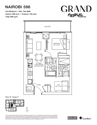 Nairobi 596 Floorplan